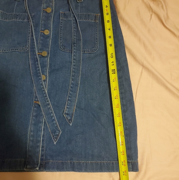 Denim high-waisted Loft skirt - Picture 6 of 6